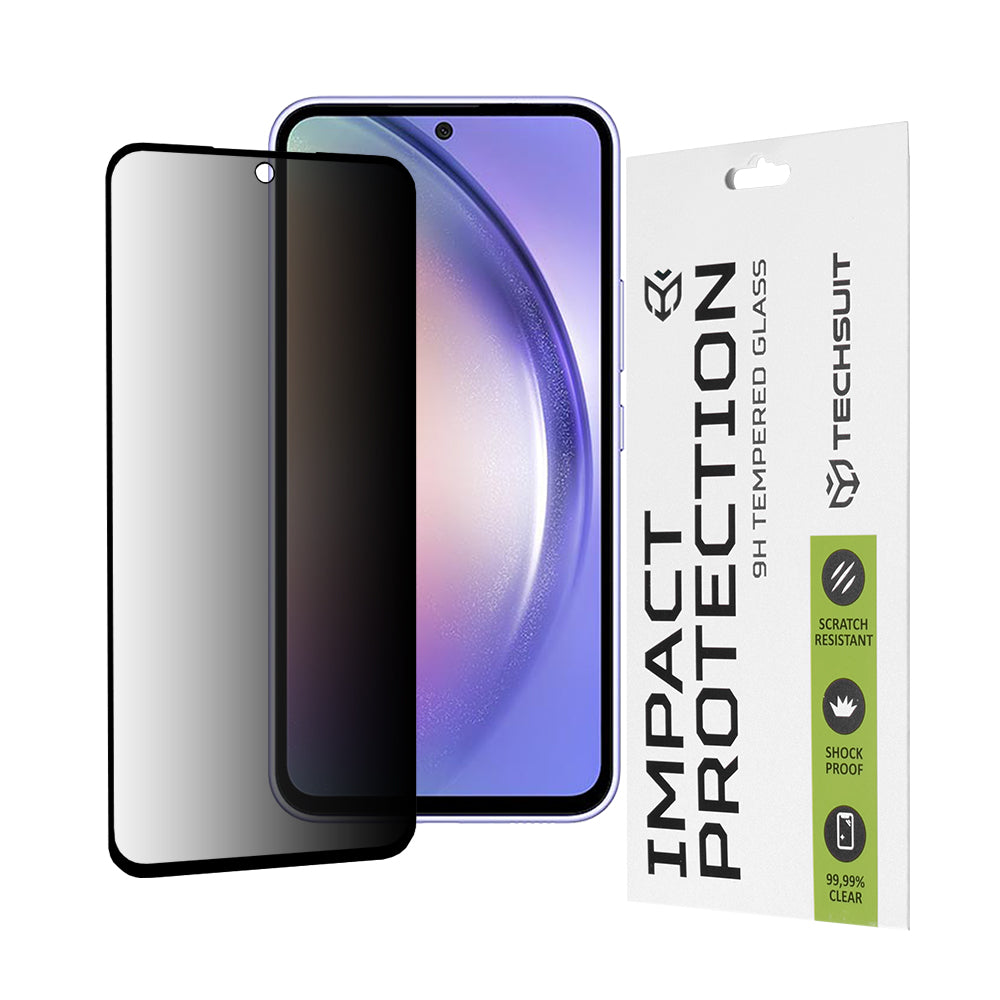 Стъклен протектор за Samsung Galaxy A54 111D Privacy Full Glue Techsuit