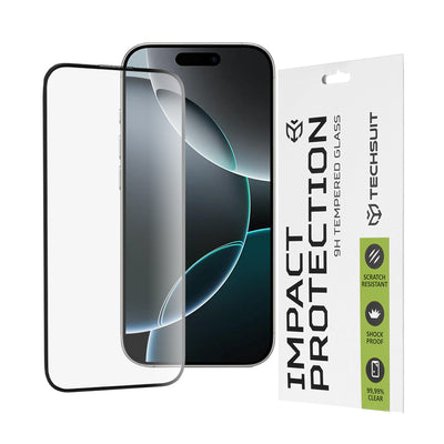 Стъклен протектор за iPhone 16 Pro 111D TechSuit