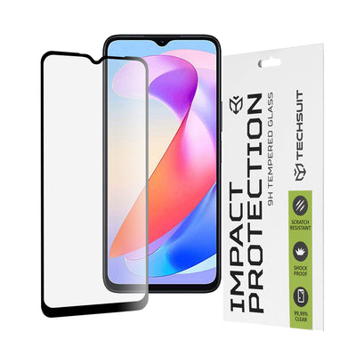 Стъклен протектор за Honor X6a Full Cover 111D TechSuit