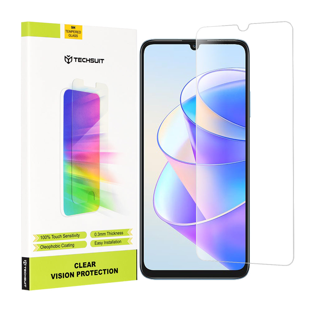 Стъклен протектор за Honor X7a Clear Vision Glass TechSuit