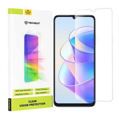 Стъклен протектор за Honor X7a Clear Vision Glass TechSuit