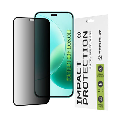 Стъклен протектор за Honor X8c 111D Privacy Full Glue Techsuit