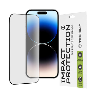 Стъклен протектор за iPhone 14 Pro Full Cover 111D TechSuit