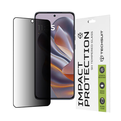 Стъклен протектор за Motorola Edge 50 Neo 111D Privacy Full Glue Techsuit