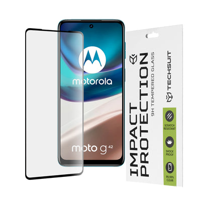Стъклен протектор за Motorola Moto G42 Full Cover 111D TechSuit