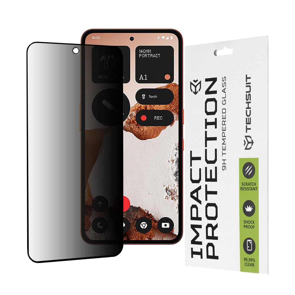 Стъклен протектор за Nothing CMF Phone 2 Pro 111D Privacy Full Glue Techsuit