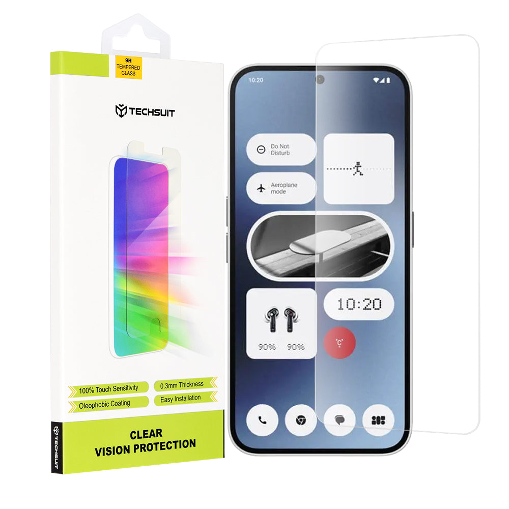 Стъклен протектор за Nothing Phone 2a/2a plus Clear Vision Glass TechSuit