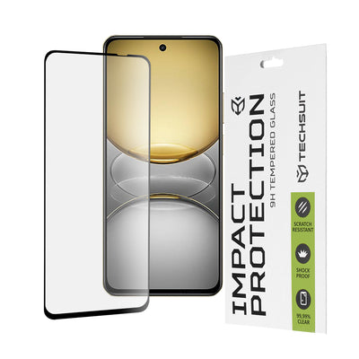 Стъклен протектор за Realme 14x Full Cover 111D TechSuit