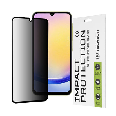 Стъклен протектор за Samsung Galaxy A25 111D Privacy Full Glue Techsuit