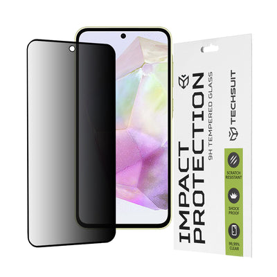 Стъклен протектор за Samsung Galaxy A35 / A55 111D Privacy Full Glue Techsuit