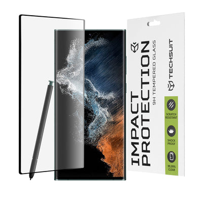 Стъклен протектор за Samsung Galaxy S22 Ultra 111D TechSuit