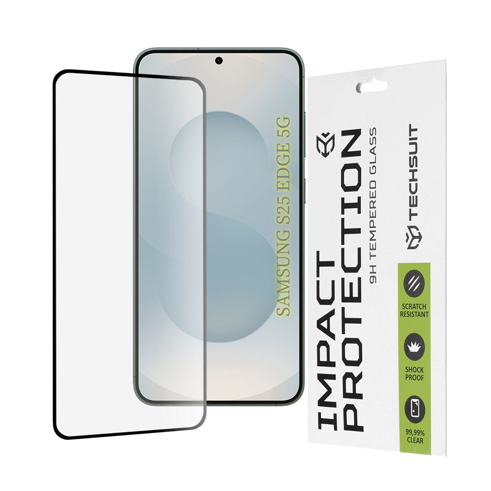 Стъклен протектор за Samsung Galaxy S25 Edge Full Cover 111D TechSuit